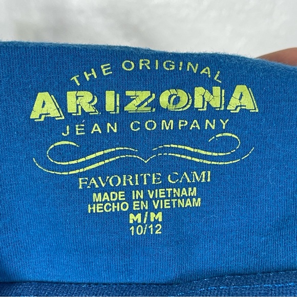 Arizona Floral Girls Camisole with built in shelf bra. Size M(10/12). - Picture 4 of 5